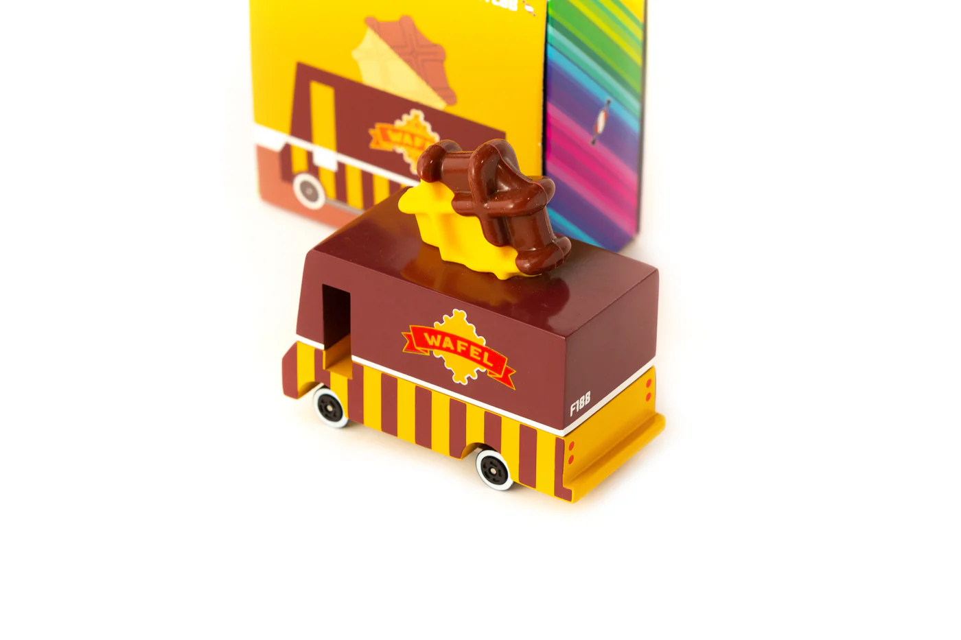 Candylab Candycar Waffle Van Macchinina in Legno