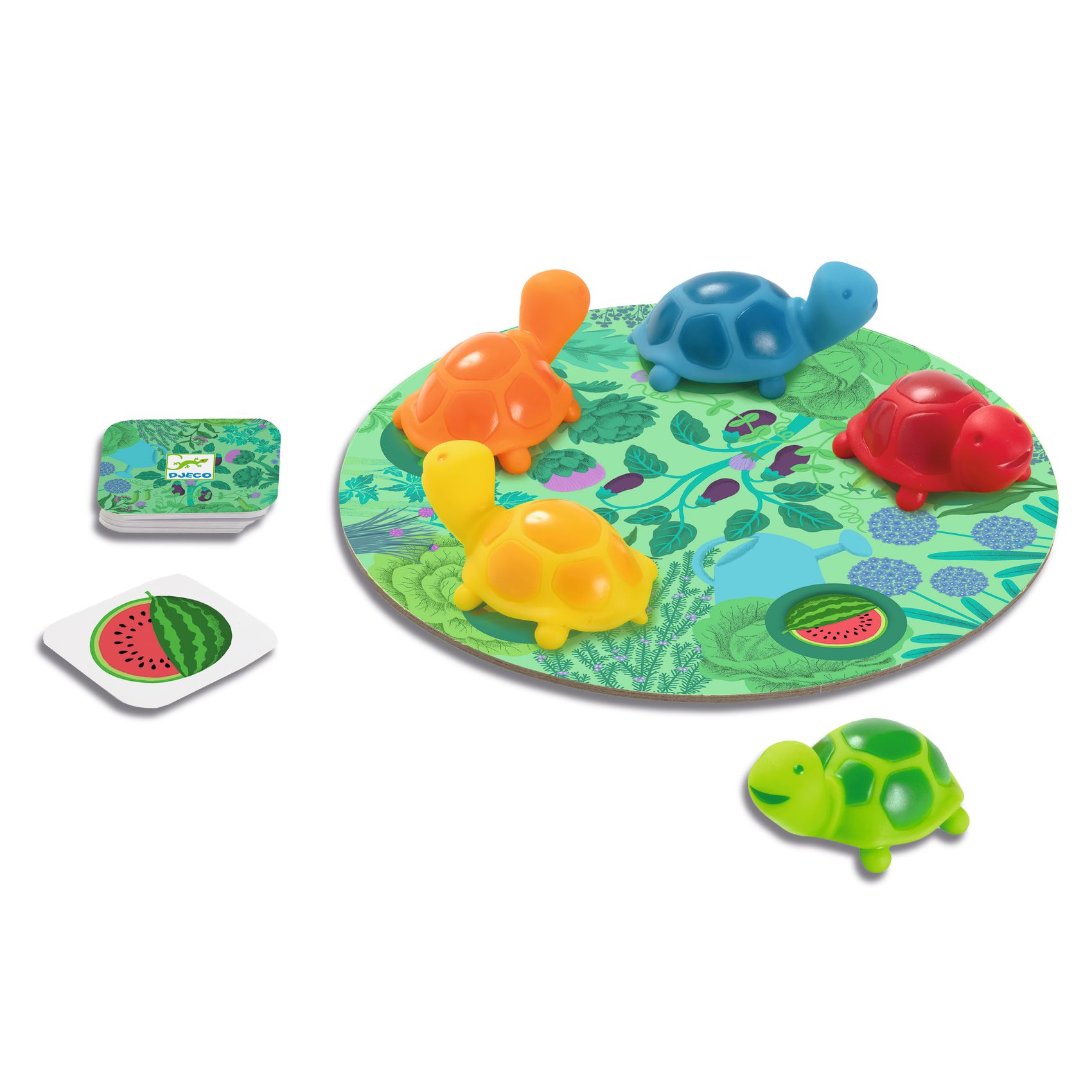 Djeco Little Memo Garden gioco di memoria tartarughe