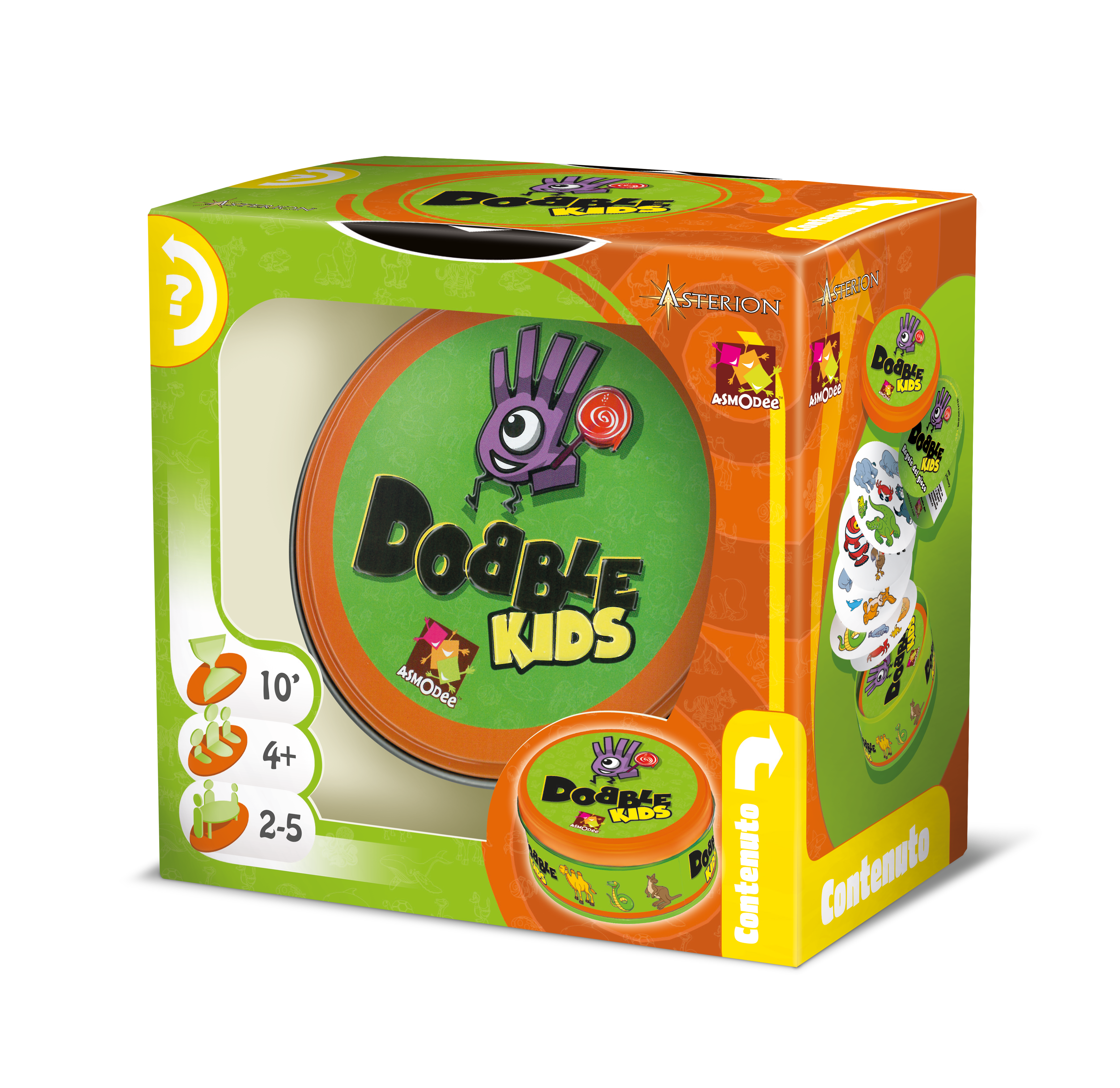 Dobble Kids gioco di carte riflessi e velocità 4 anni