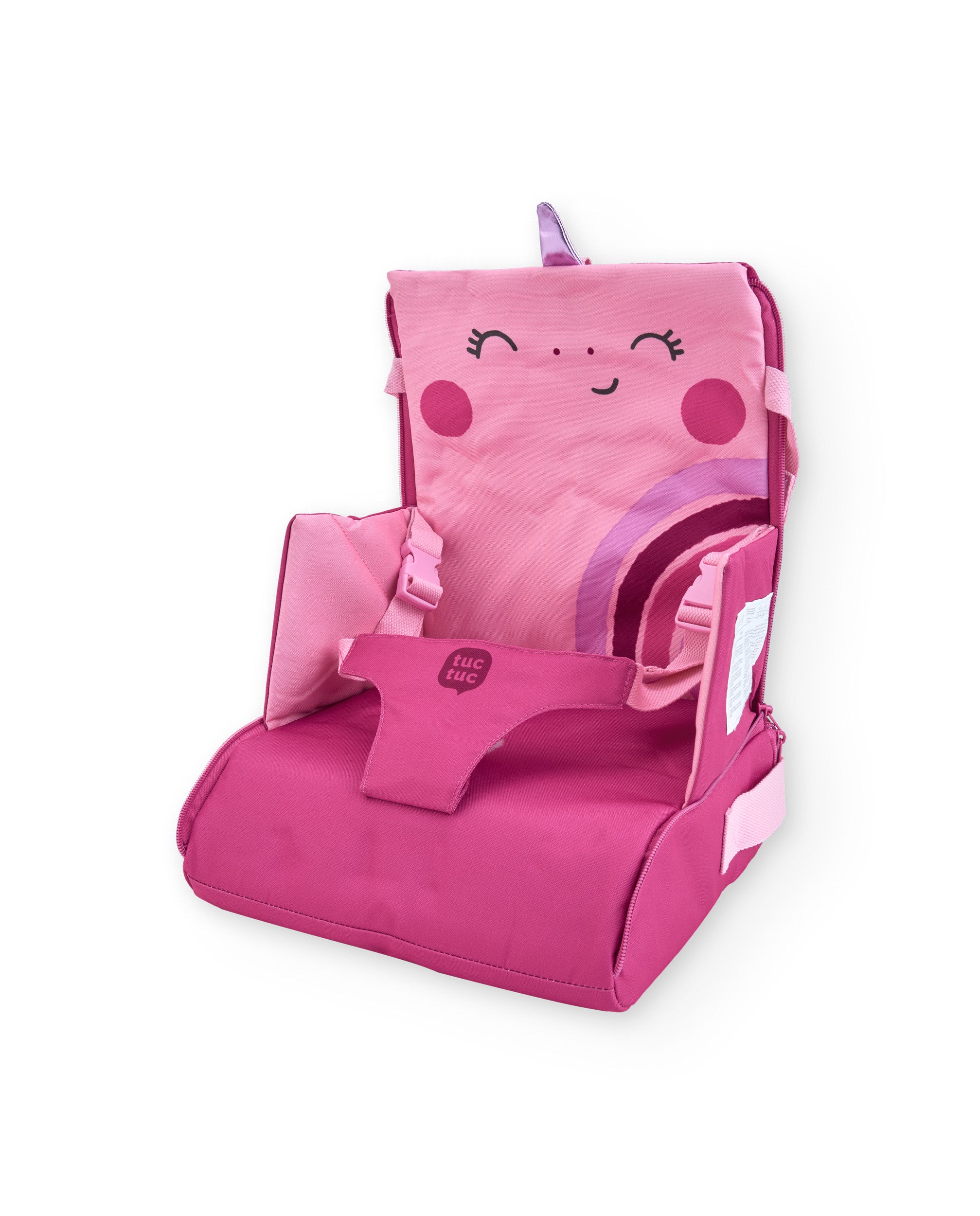 Tuc Tuc seggiolone da viaggio pieghevole stelle rosa