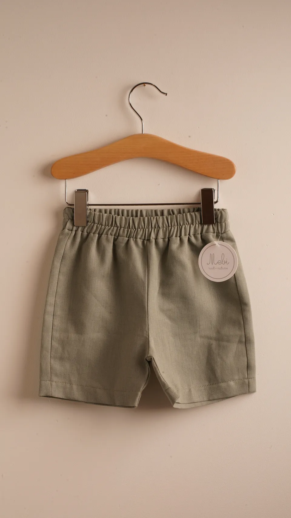 Mebi bermuda bimbo lino verde forest cotone