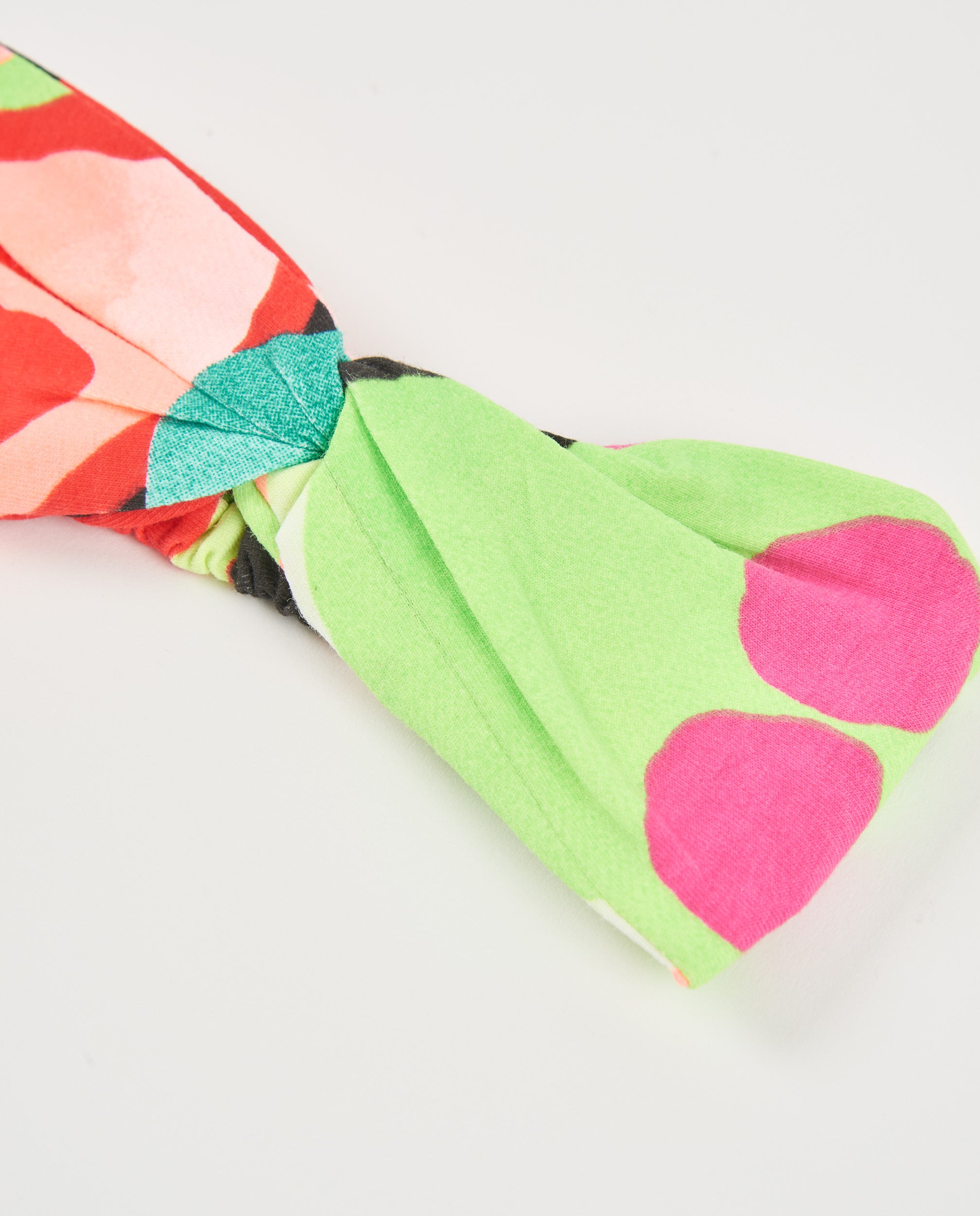 Tuc Tuc fascia capelli bambina verde con nodo