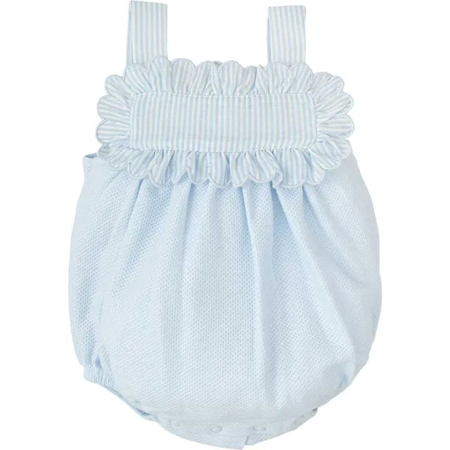 Babidu Calma pagliaccetto neonato celeste cotone