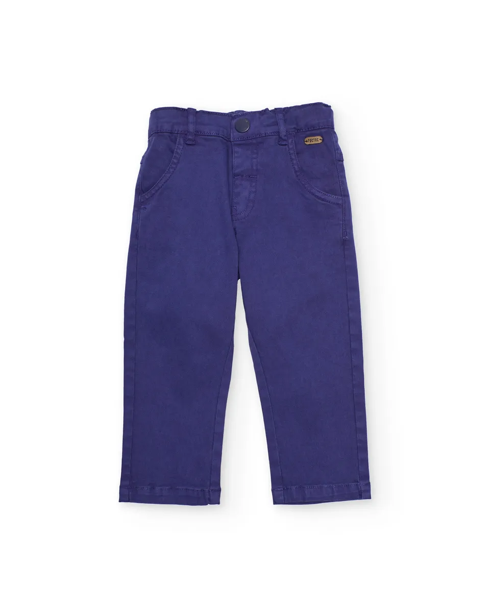 Tuc tuc Denim pantaloni classici viola tasche