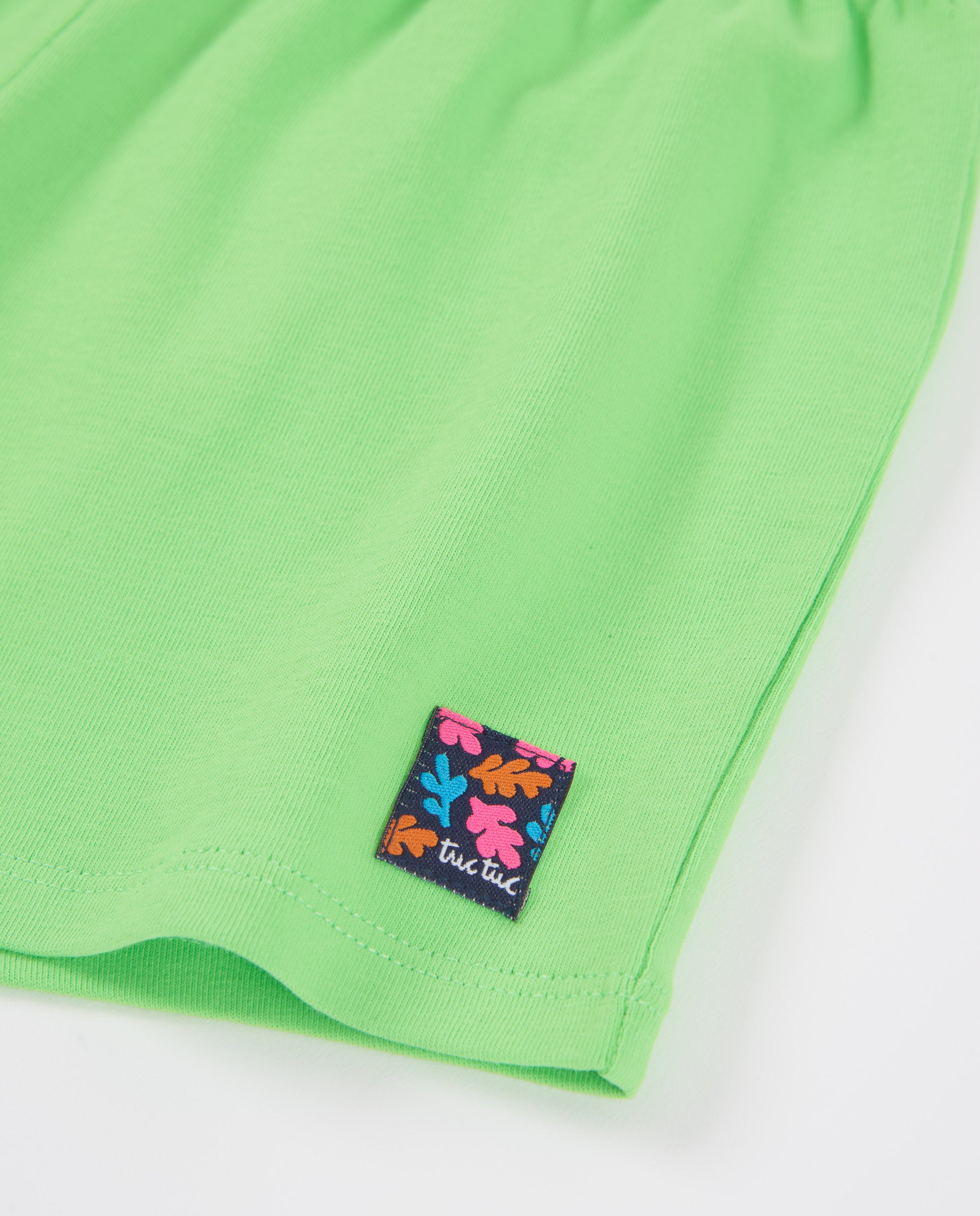 Tuc Tuc shorts bambina verdi cotone