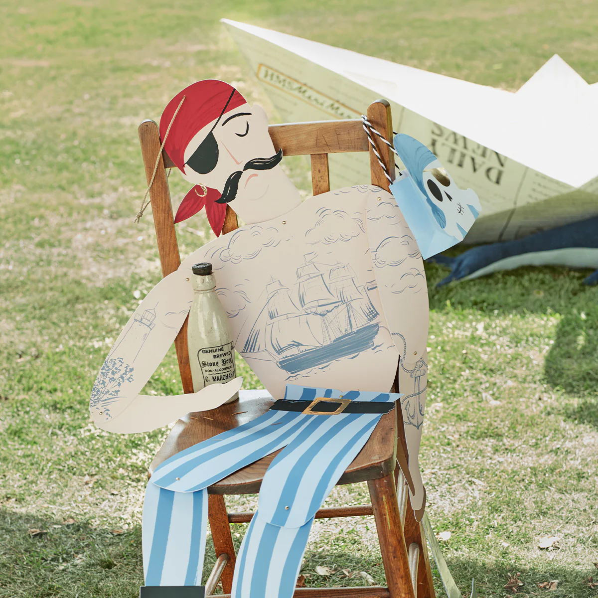 Meri Meri Pirate decorazioni giganti 3 pezzi carta