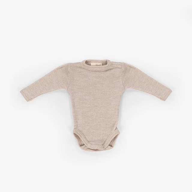Kico Label body lana merino manica lunga neonato