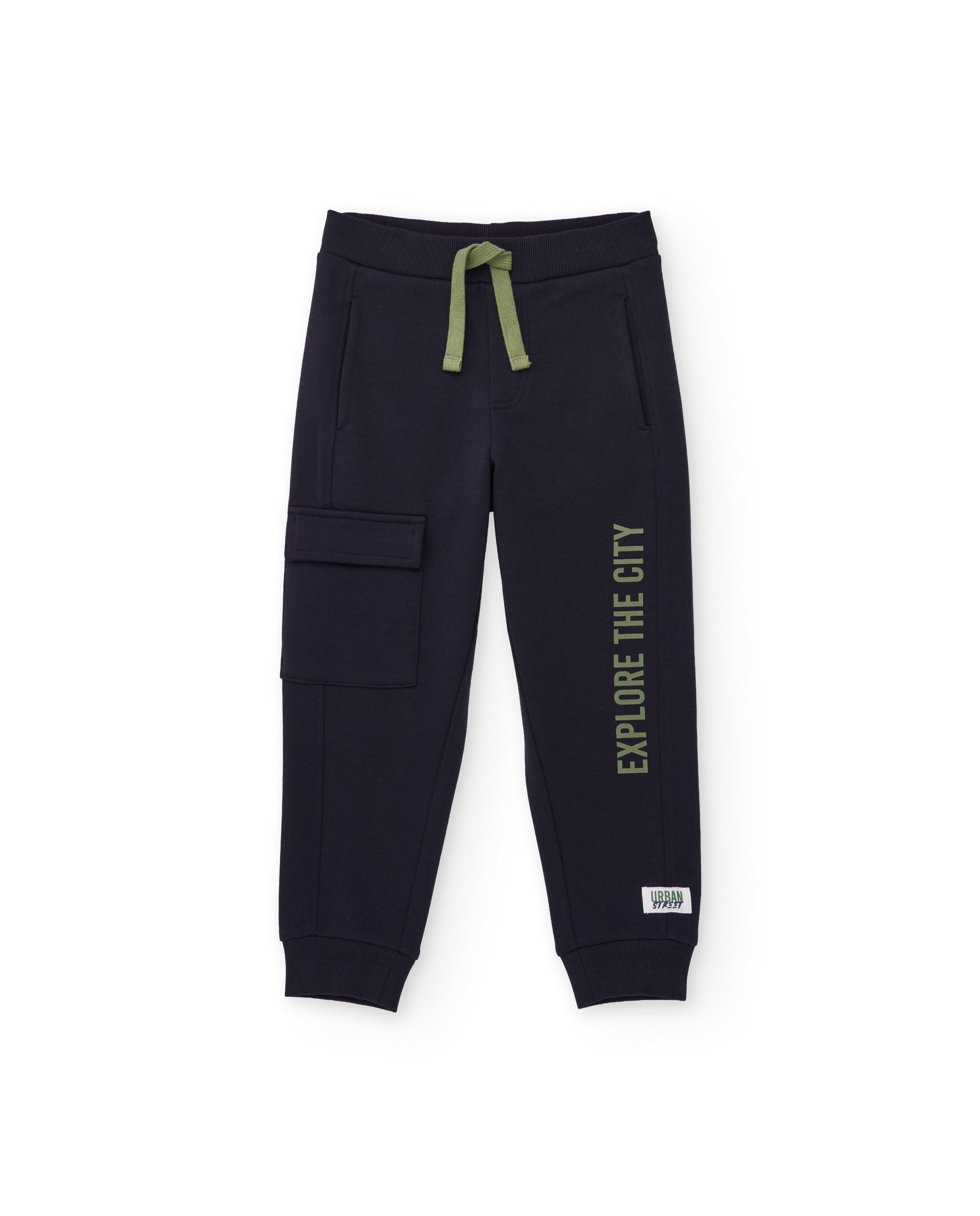 Tuc Tuc pantalone tuta bimbo blu felpa cargo