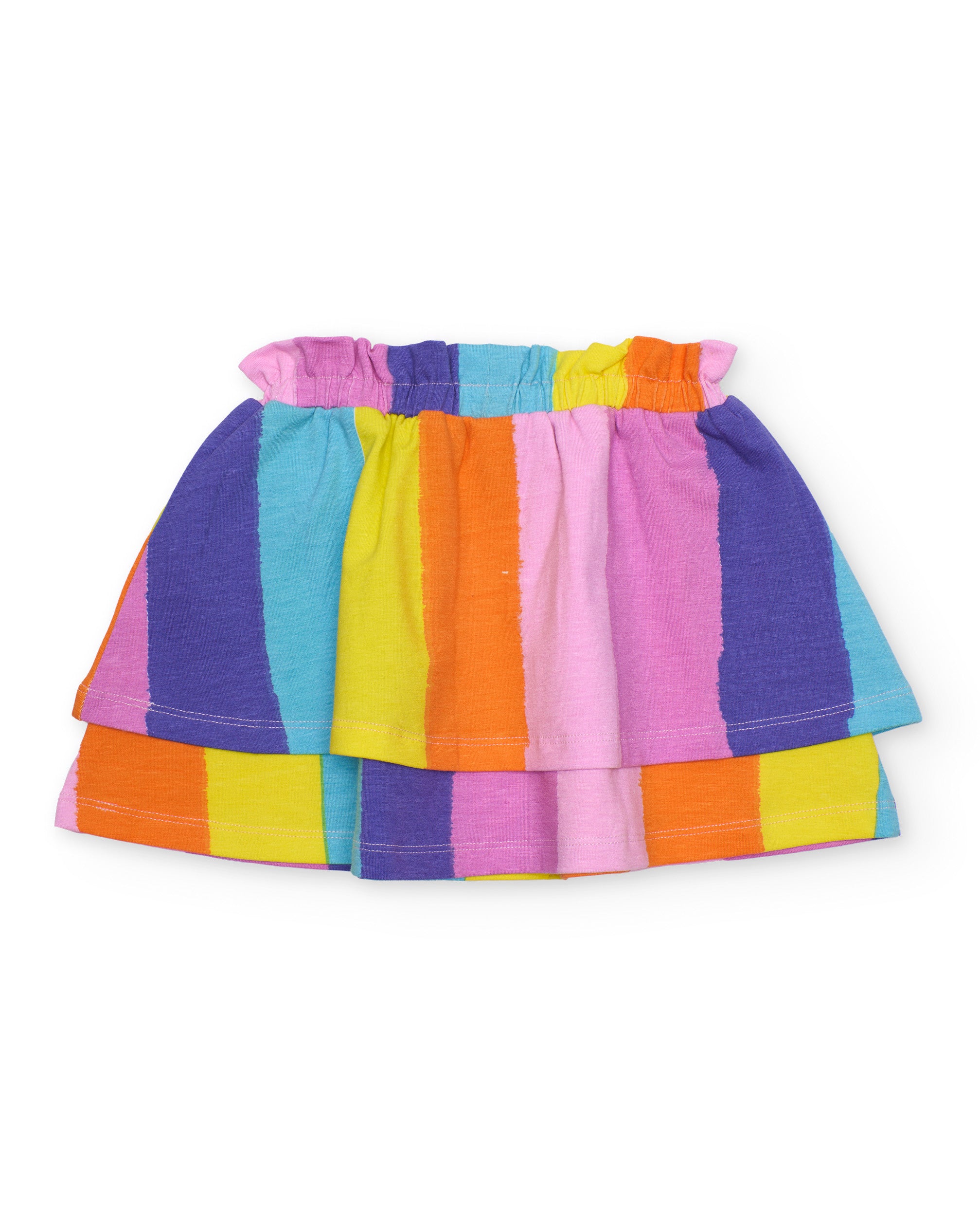 Tuc Tuc completo bambina rosa top gonna righe