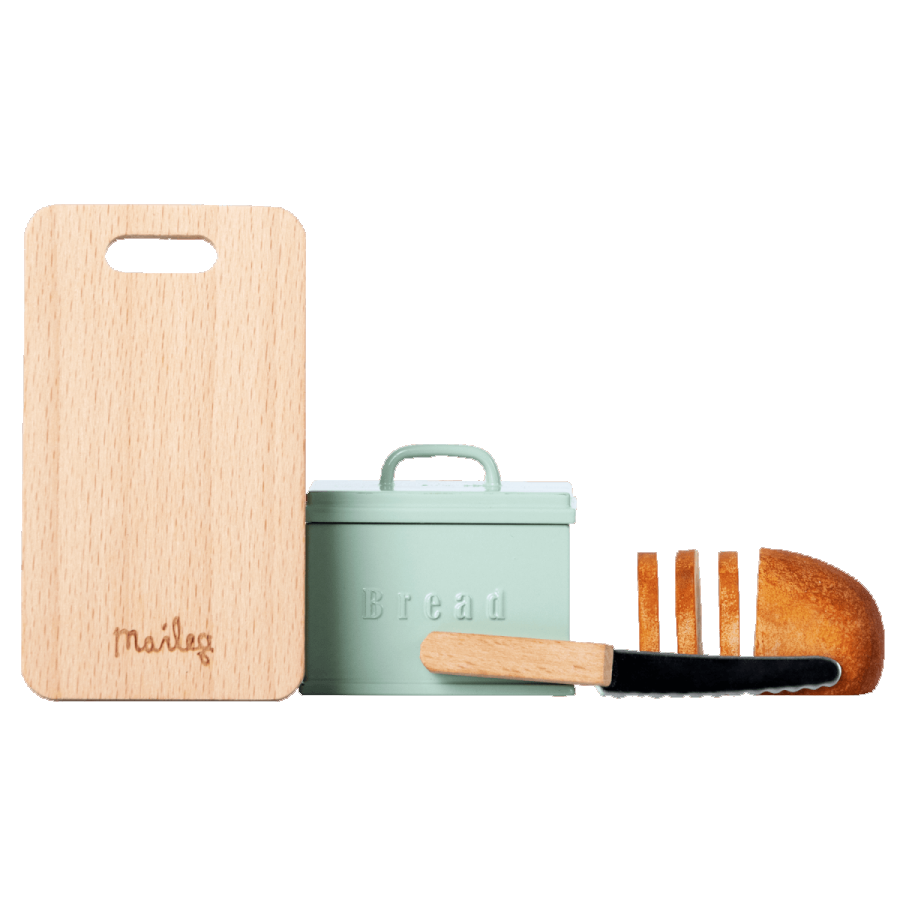 Maileg Set Pane Cassetta e Tagliere gioco cucina legno