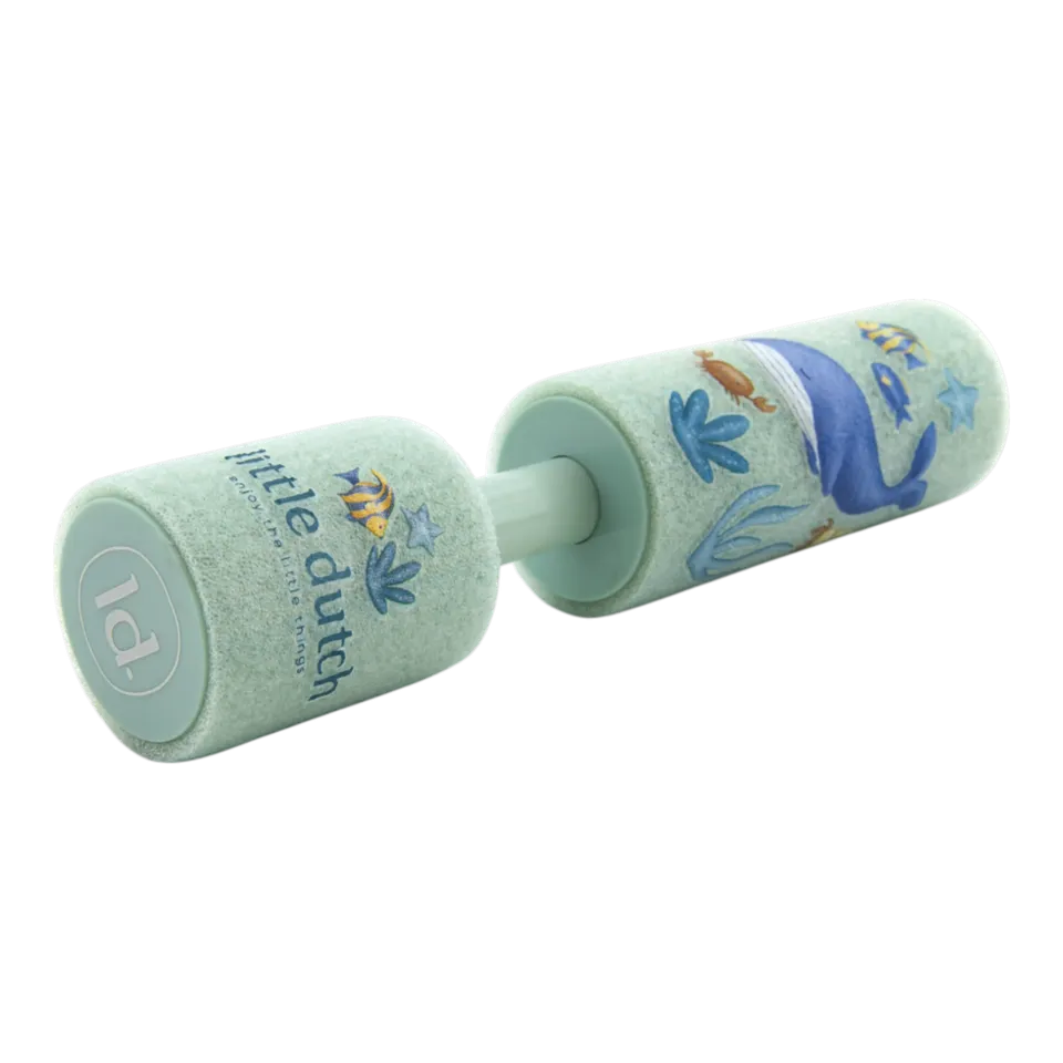 Little Dutch Ocean pistola ad acqua schiuma blu 15 cm
