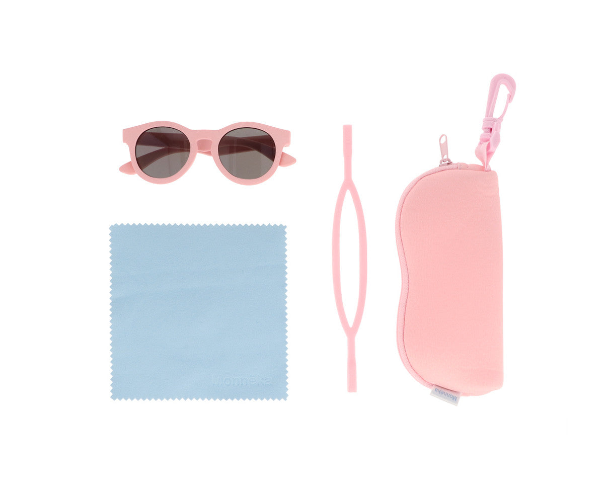Monnëka occhiali sole bimba rosa