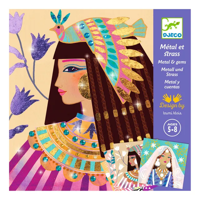Djeco Foil Pictures Precious Jewels kit artistico foil dai 6 anni