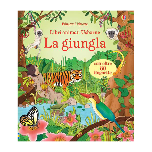 Usborne La giungla libro con alette 80 linguette