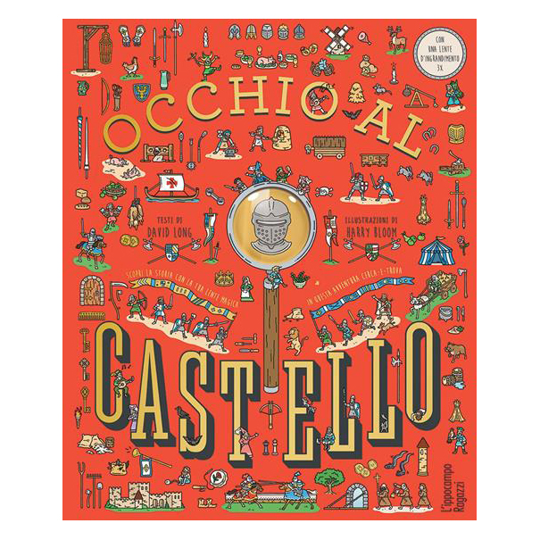 L’Ippocampo Occhio al Castello libro cerca e trova con lente 48 pagine