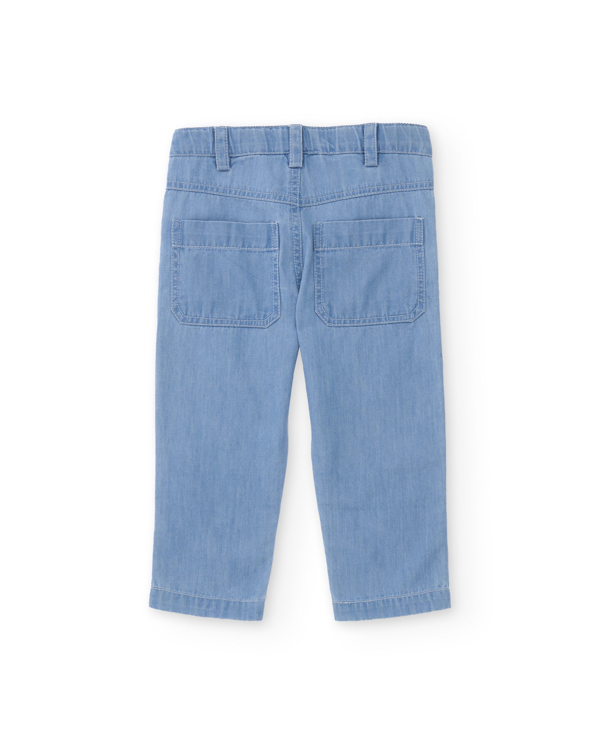 Tuc tuc jeans bimbo azzurro denim leggero granchio