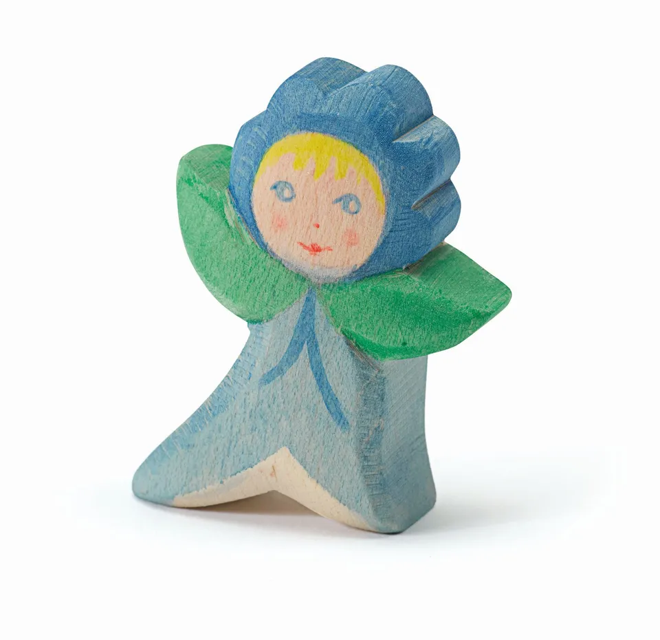 Ostheimer Fata Fiori Non-ti-scordar-di-me figura legno 4,3 cm