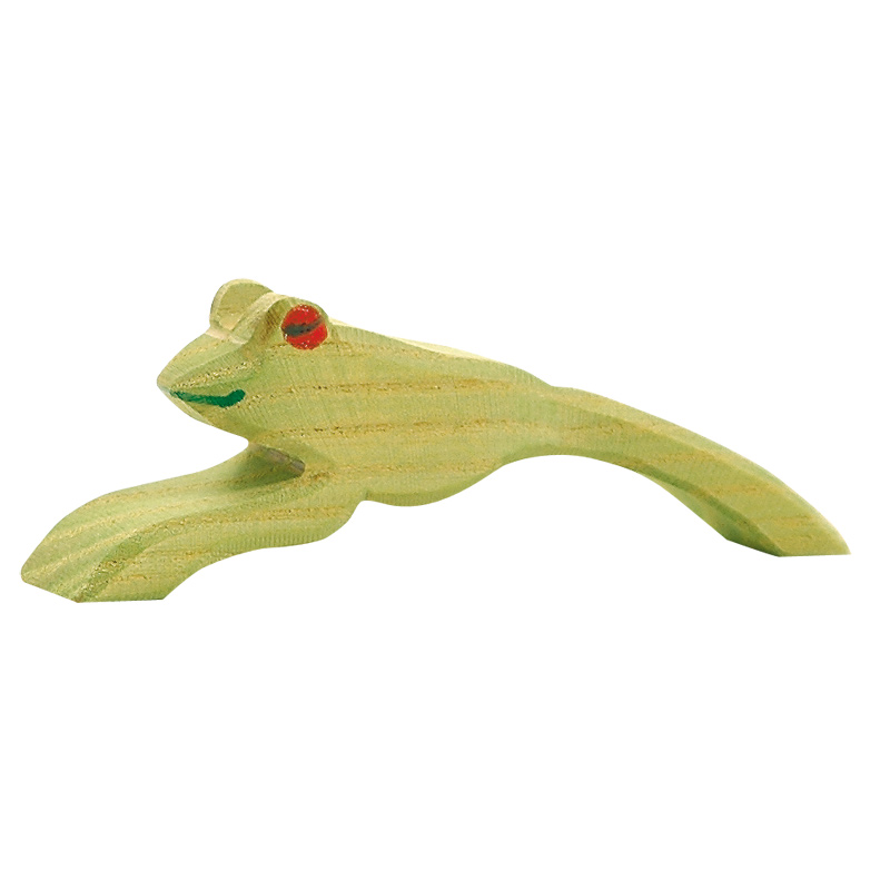 Ostheimer Rana che salta figura legno 3 cm