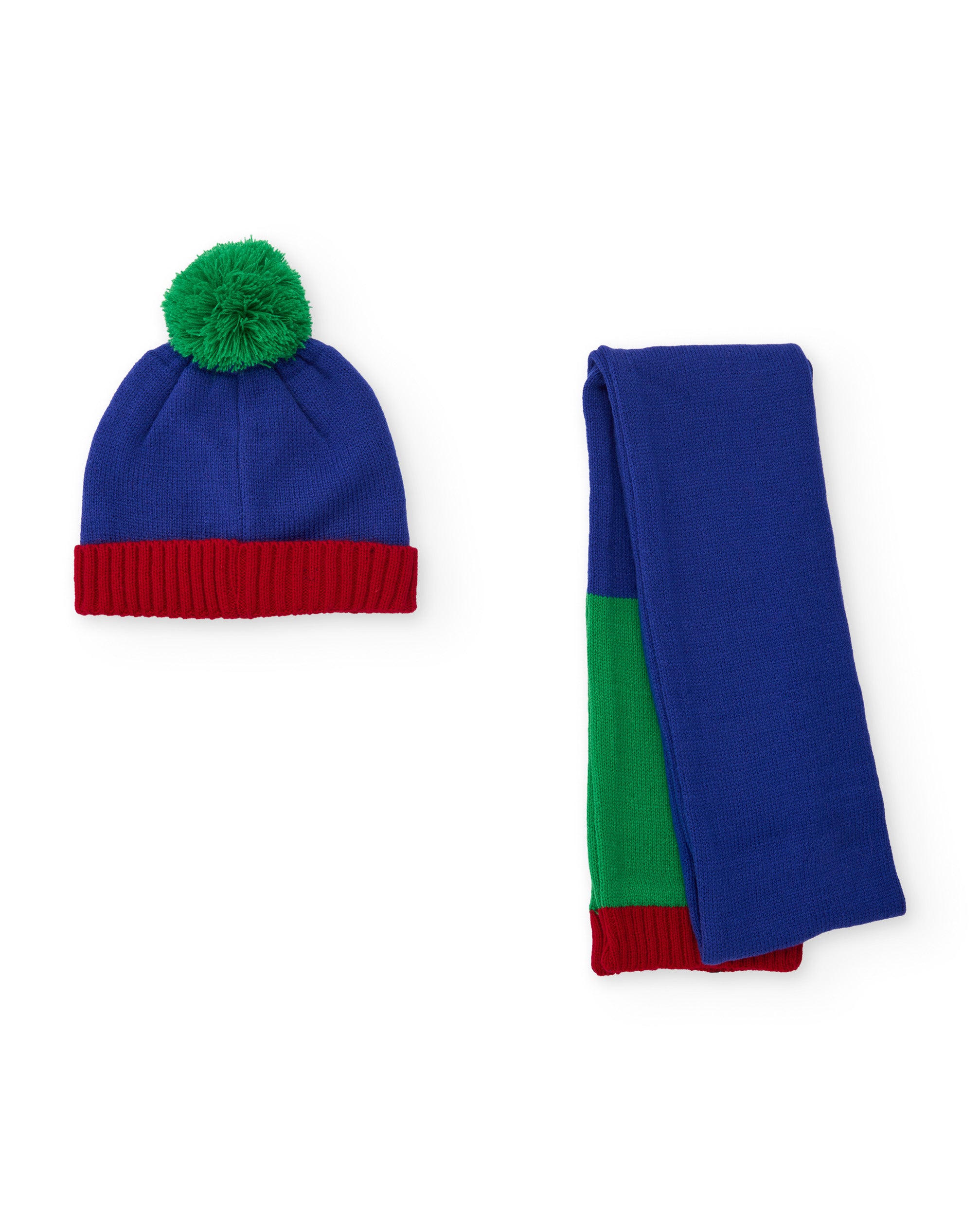 Tuc Tuc set cappello sciarpa bambino dinosauro blu