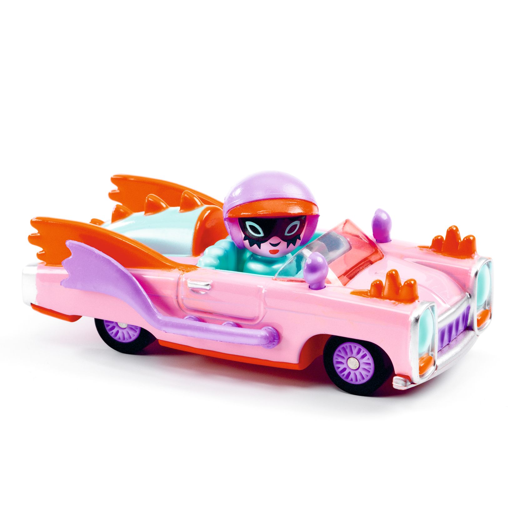 Djeco Crazy Motors Pink Lady macchinina vinile 6,6 cm