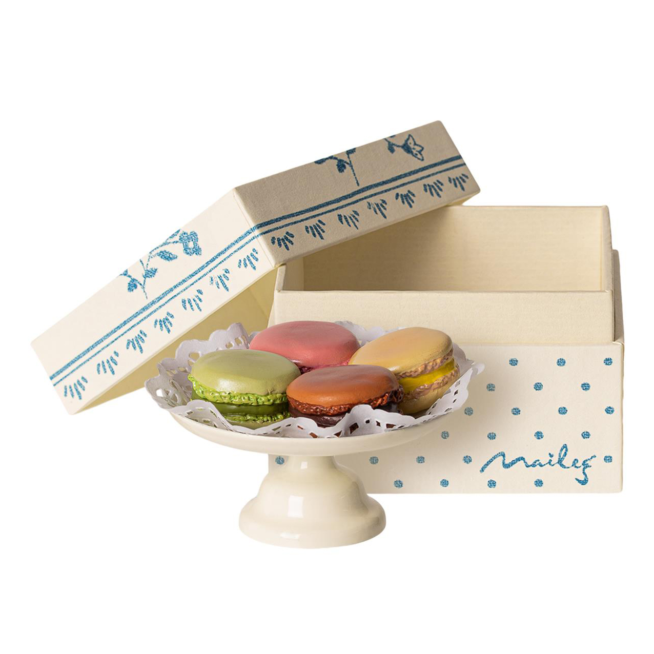 Maileg Macarons set miniatura pasticcere in poliresina