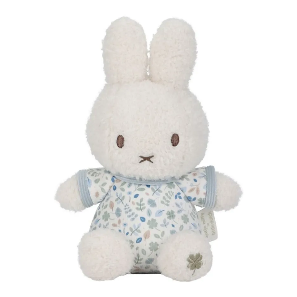 Miffy Lucky Leaves peluche coniglio blu 20 cm