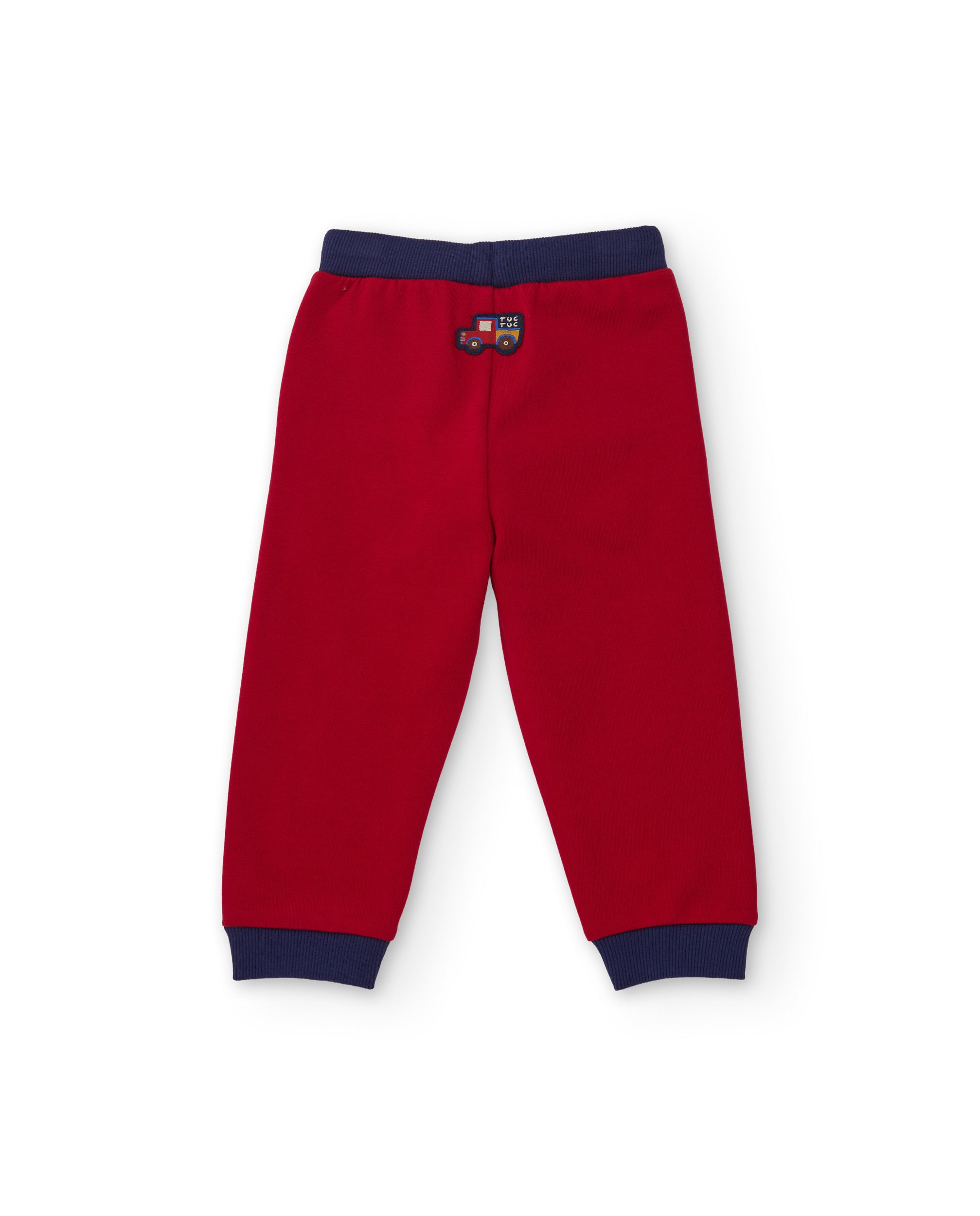 Tuc tuc Tuta bambino rossa in felpa con cappuccio