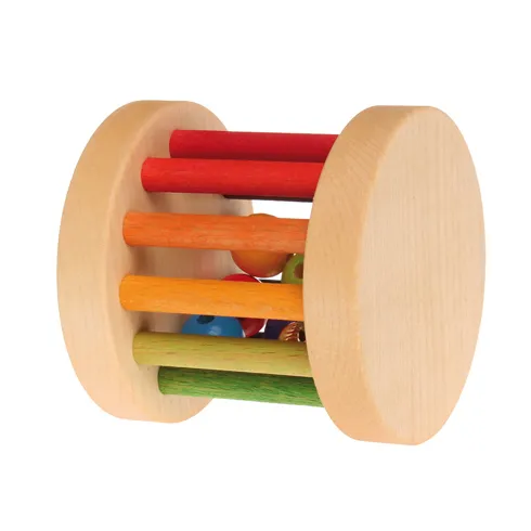 Grimm's Mini Babyroller sonaglio legno arcobaleno