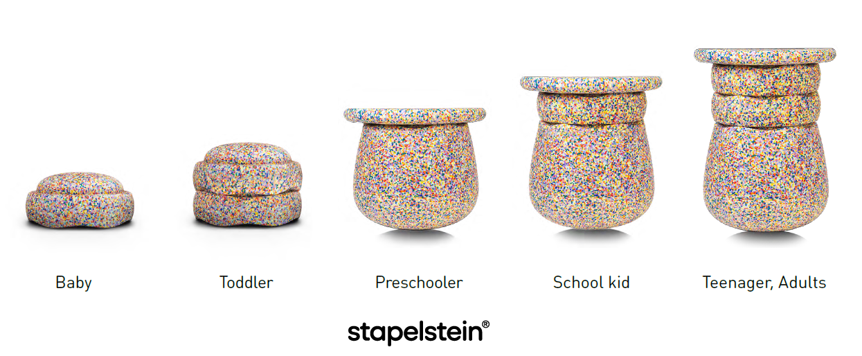 Stapelstein Dynamic Base elemento blu scuro impilabile