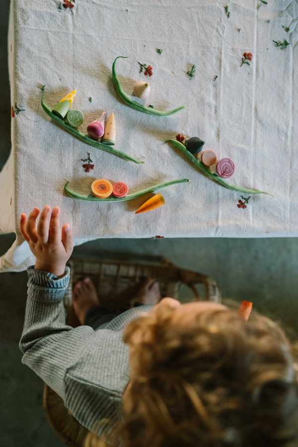Grapat Rainbow Veggies verdure in legno 12 pezzi