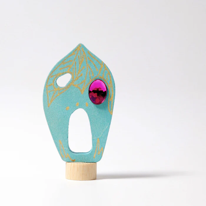 Grimm's Casa Foglia figura legno dipinta a mano 10 cm