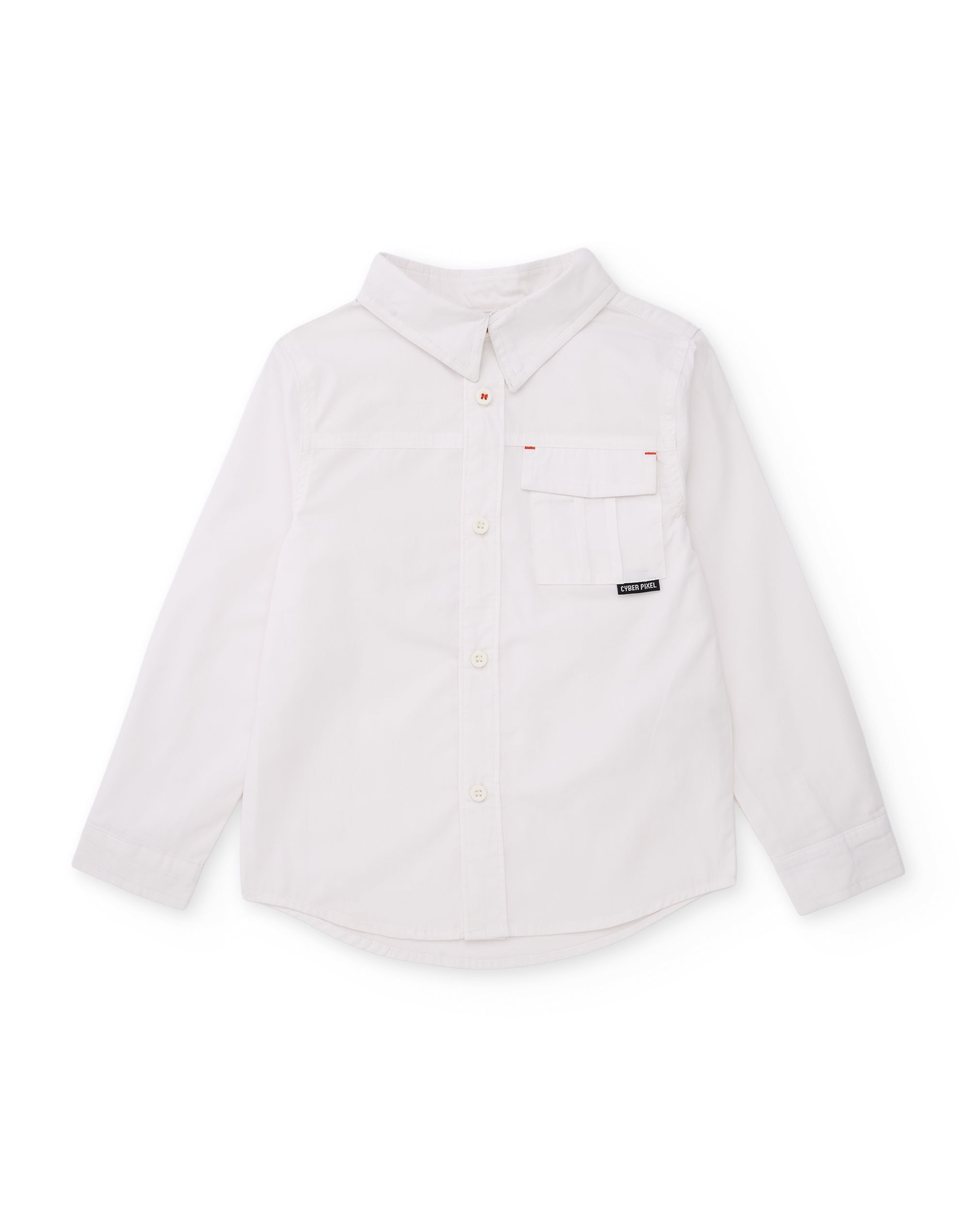 Tuc Tuc camicia bambino cotone bianca tasca
