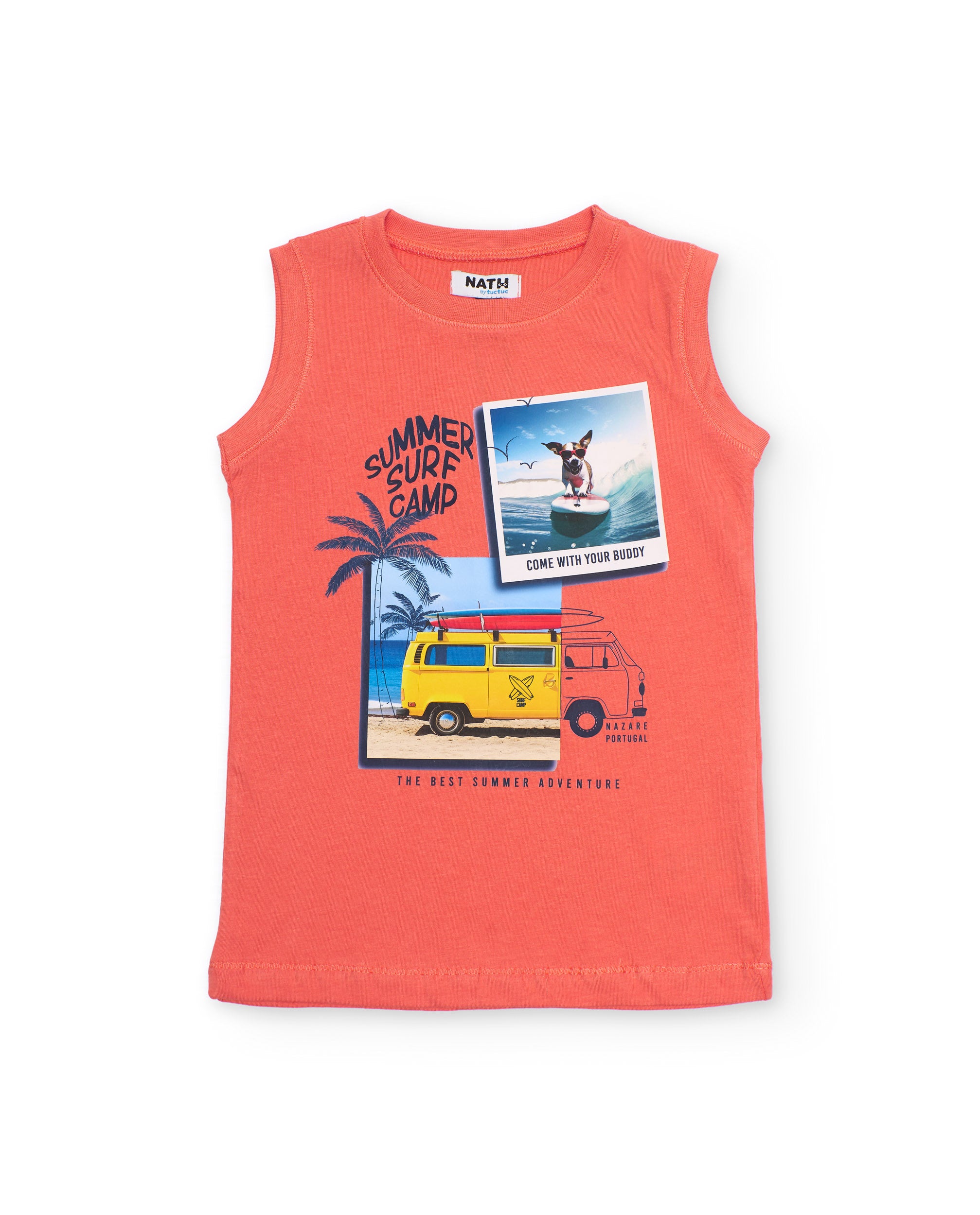 Tuc Tuc maglietta bimbo arancione surf smanicata