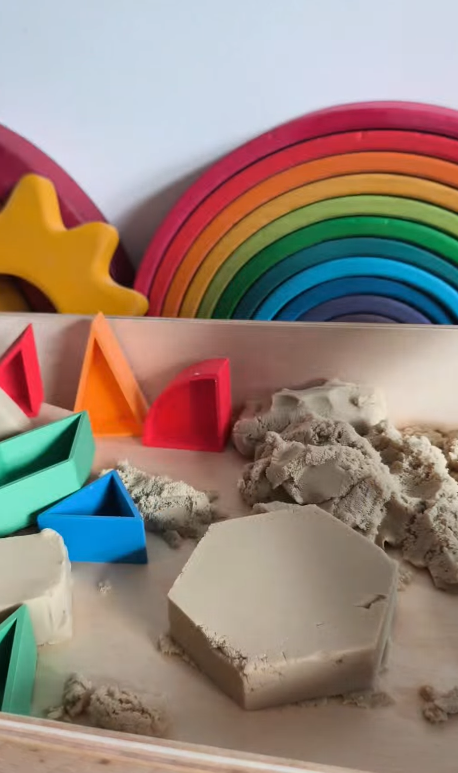 Grennn Forme Arcobaleno formine Rombo 6 pezzi sensoriali