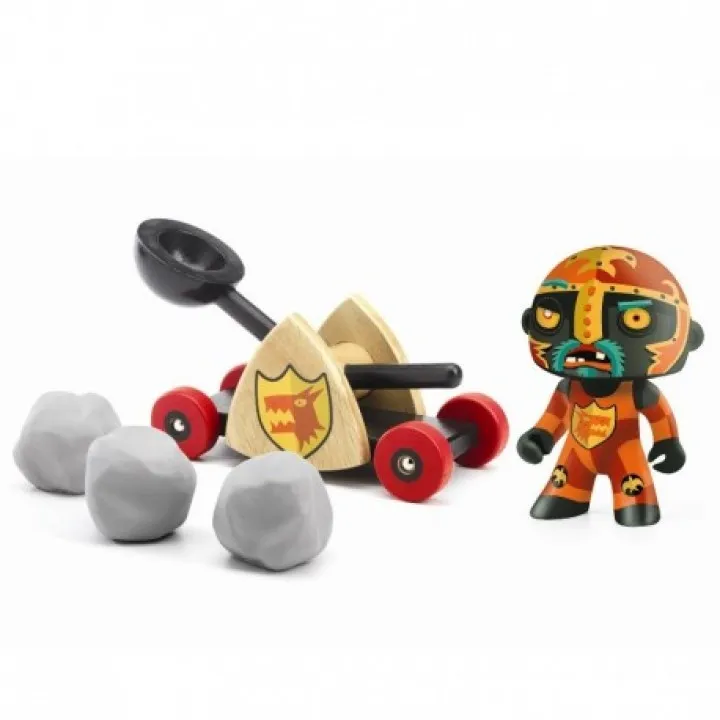 Djeco Arty Toys Cavaliere Baldy action figure in vinile 12 cm