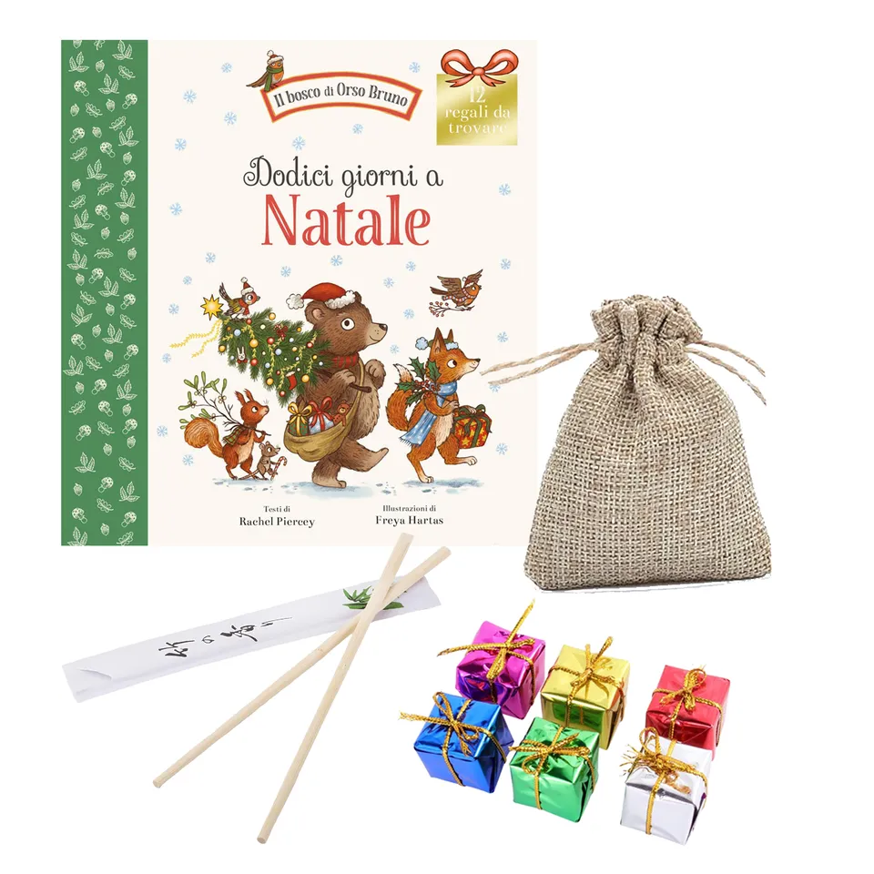 Emme Dodici giorni a Natale mini playset libro 12 regali