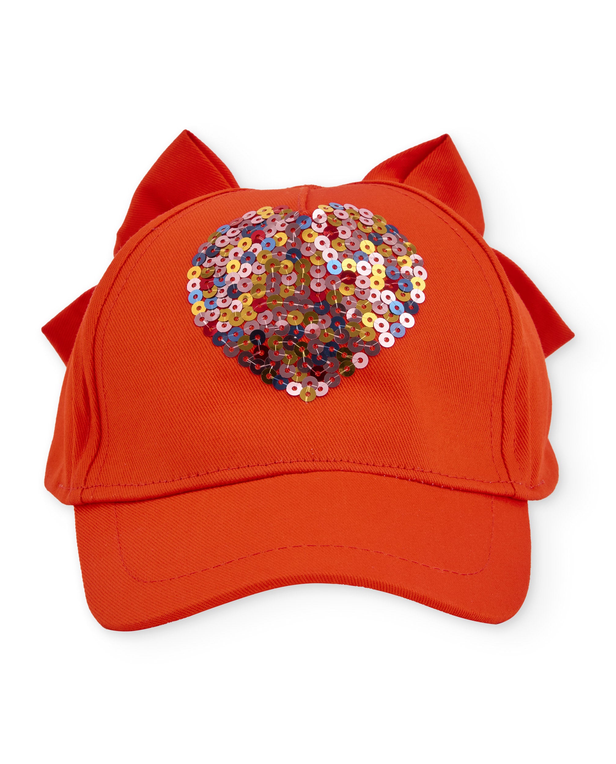Tuc Tuc cappello bambina cuore paillettes rosso 52