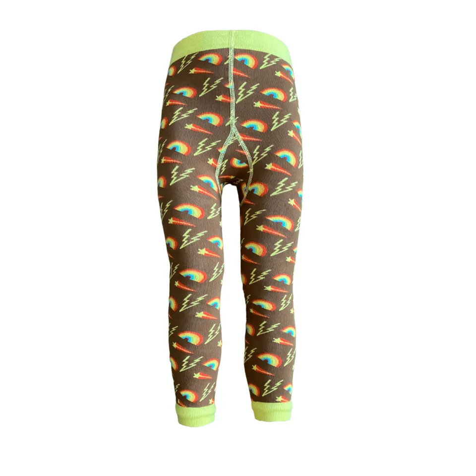 Slugs & Snails Retro leggings bimba marrone cotone bio