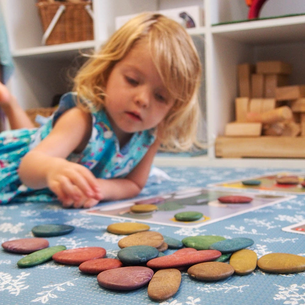 TickiT Junior Rainbow Pebbles ciottoli eco set 36 pezzi