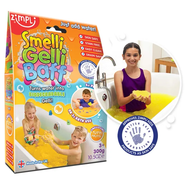 Zimpli Kids Smelli Gelli Baff Tutti Frutti polvere bagno