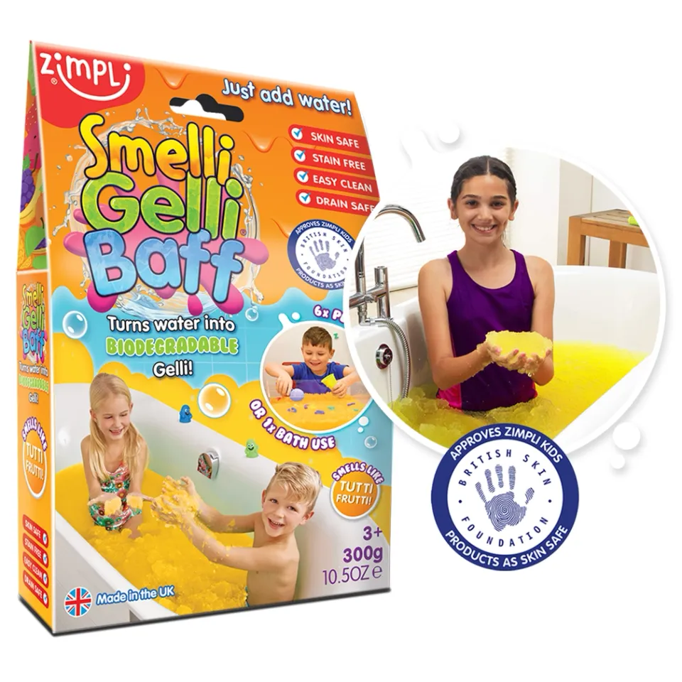Zimpli Kids Smelli Gelli Baff Tutti Frutti polvere bagno