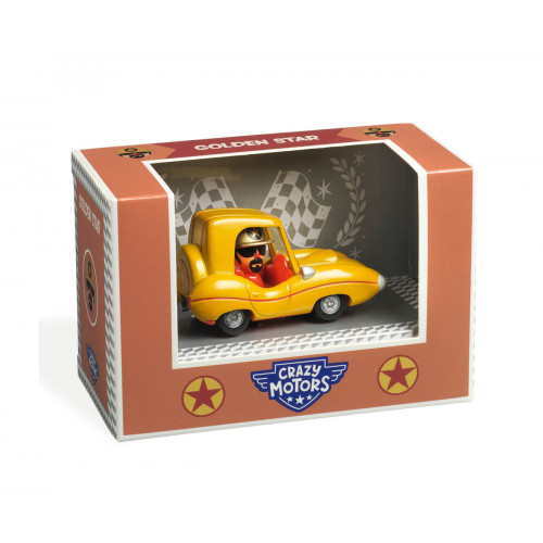 Djeco Crazy Motors Golden Star Mini Auto vinile