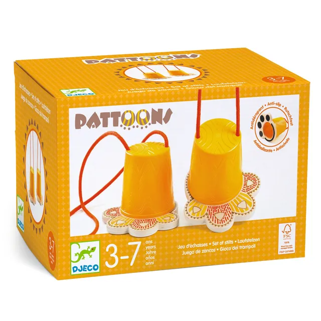 Djeco Pattoons trampoli a zampa in legno per bambini