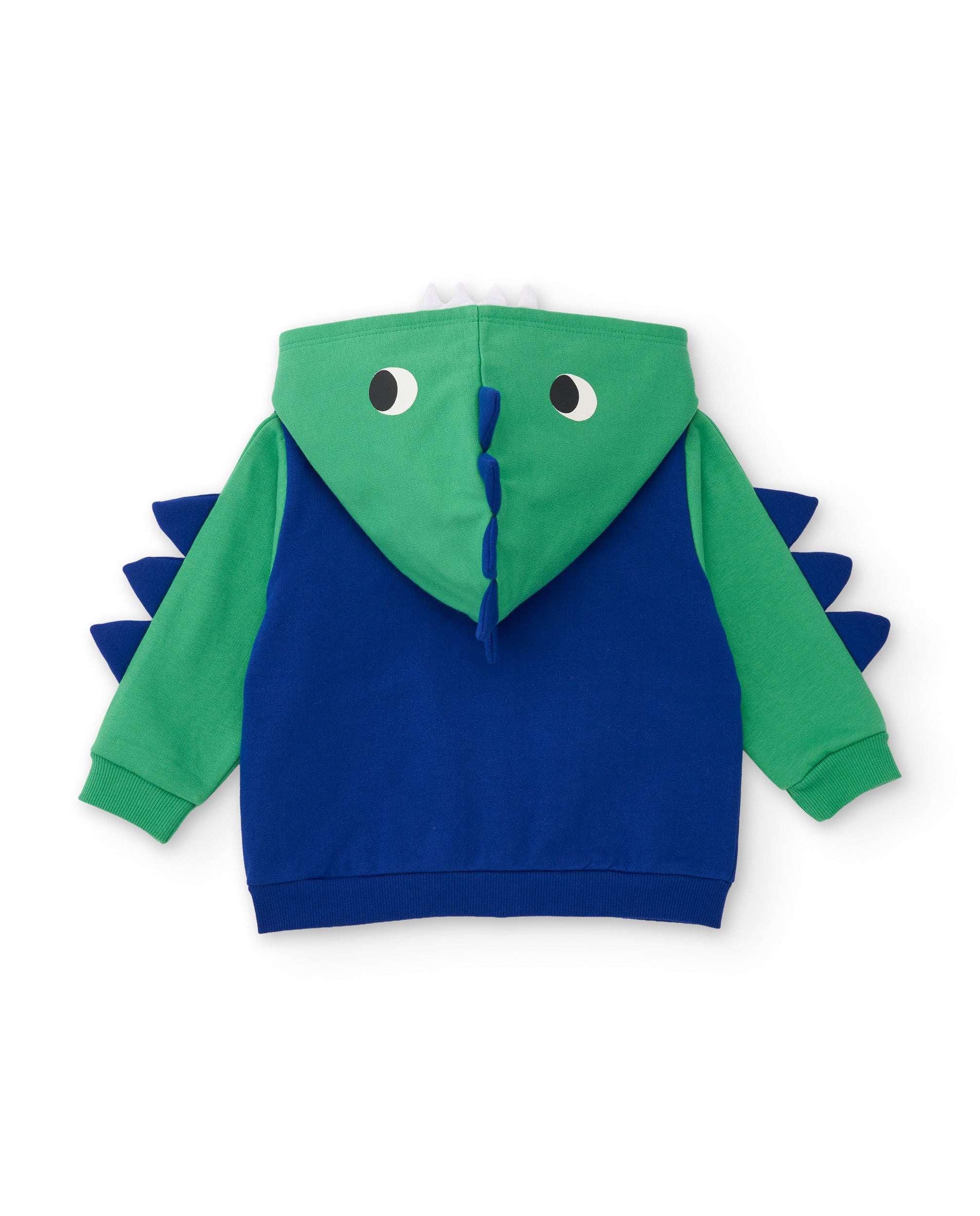 Tuc Tuc Dino Roll tuta in pile blu con zip