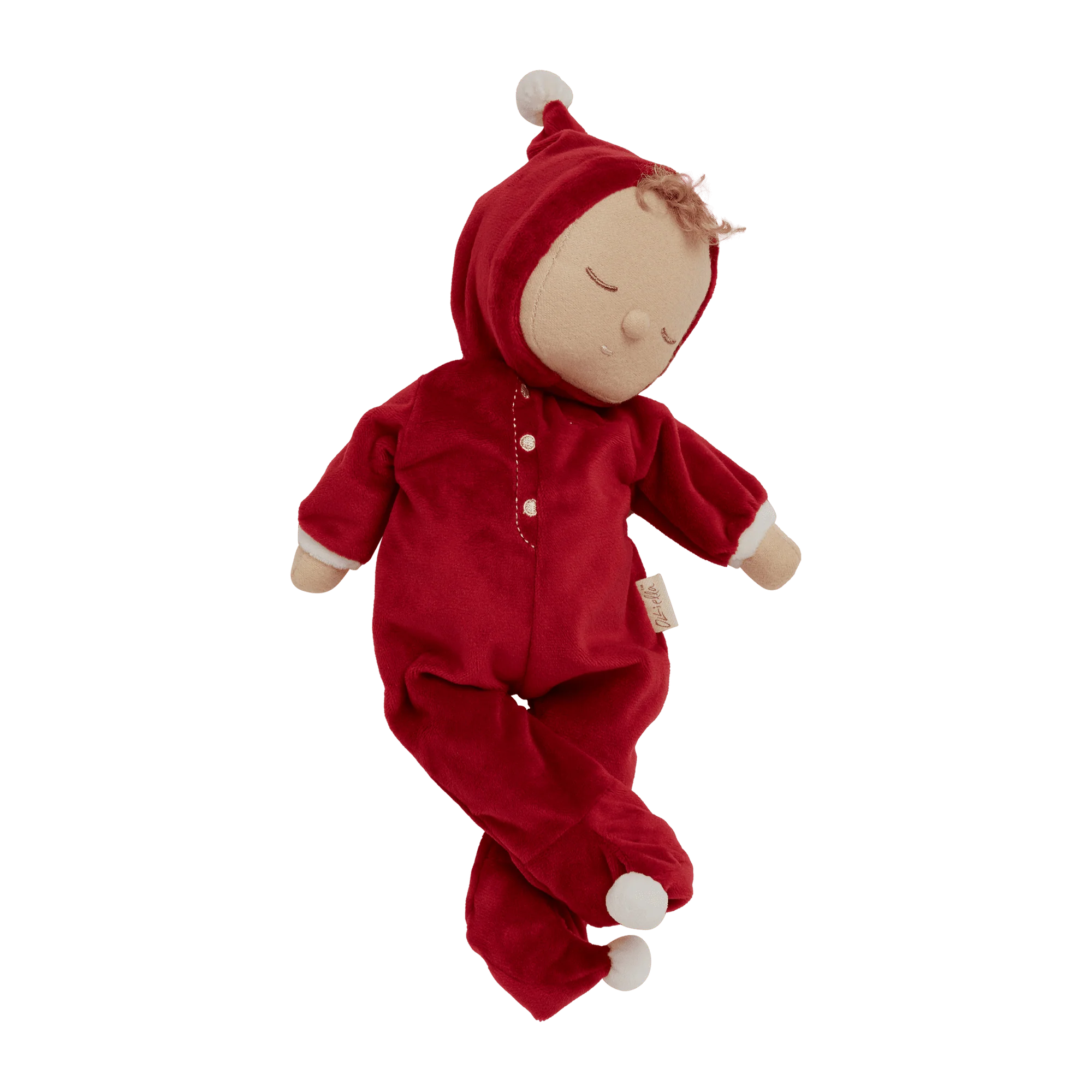 OlliElla Dozy Dinkums Lullaby Custard Red bambola carillon rossa
