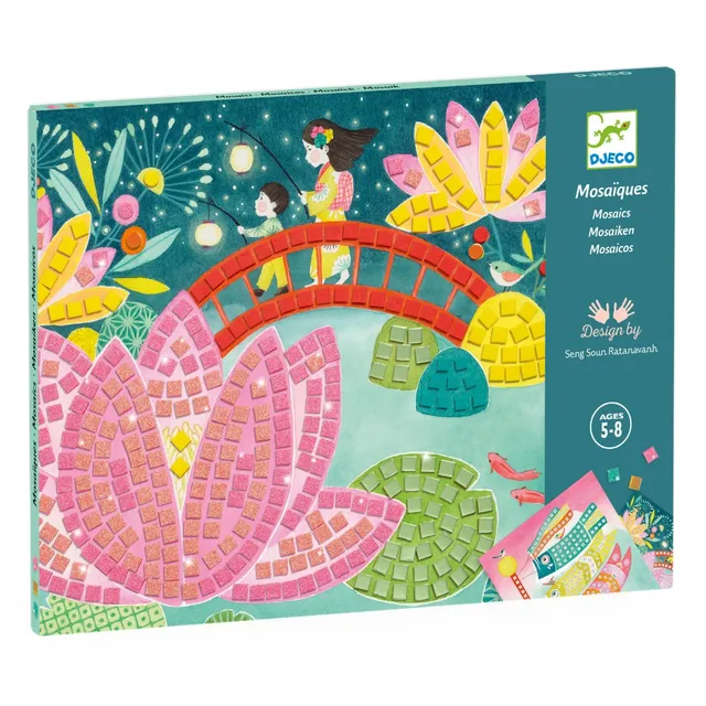 Djeco Kyoto mosaico collage glitter dai 6 anni