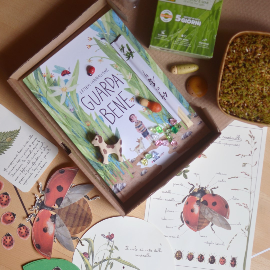 PlayKitBaboo Guarda bene kit gioco sensoriale erba gatta