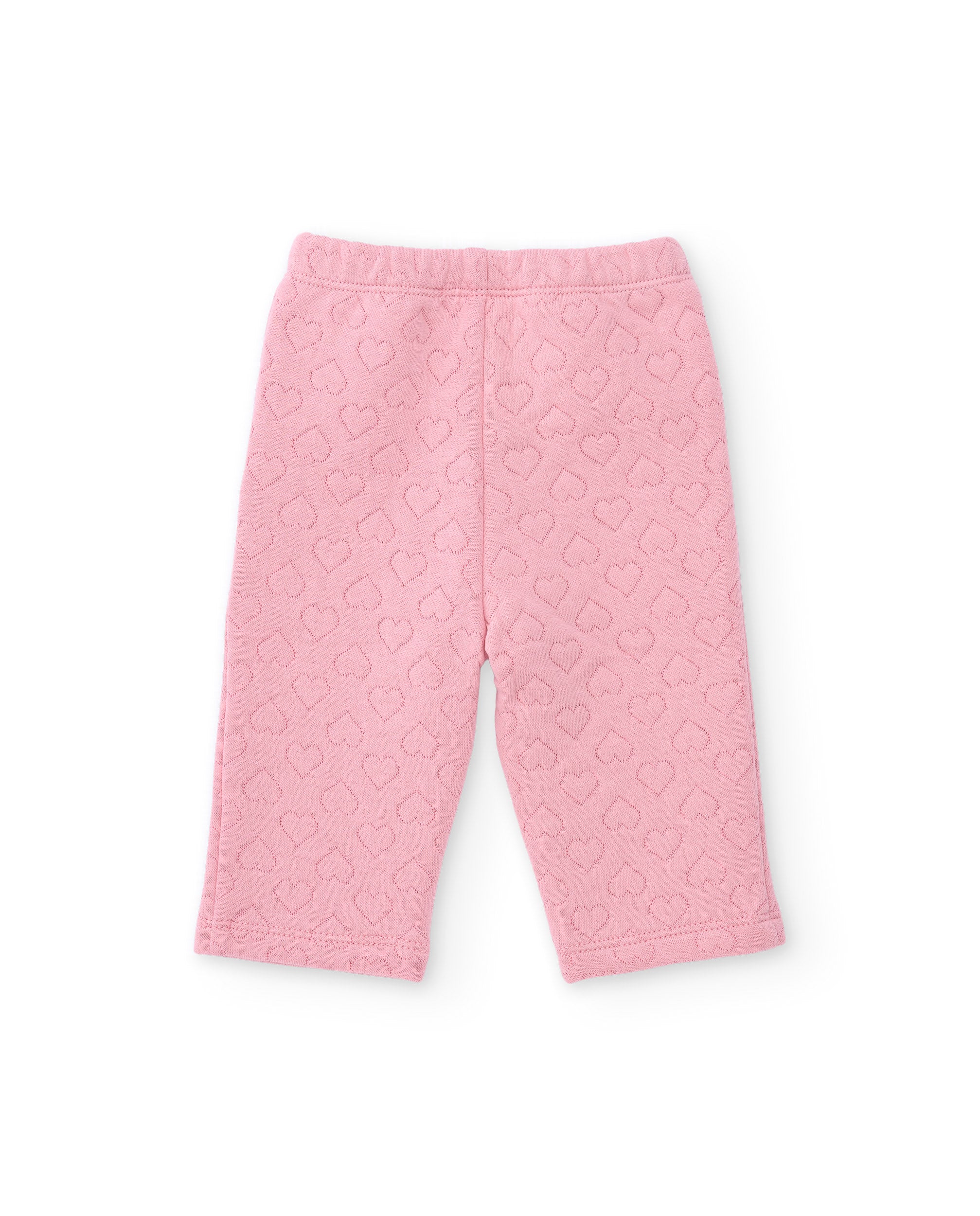 Tuc Tuc completo neonata rosa pile 3 pezzi cuori