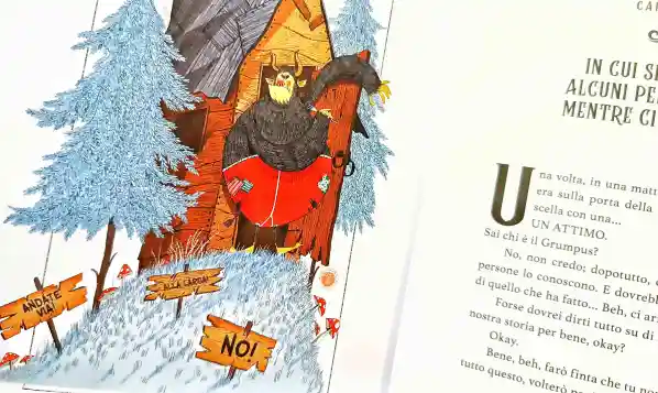 Gribaudo Grumpus libro Natale 176 pagine dai 7 anni
