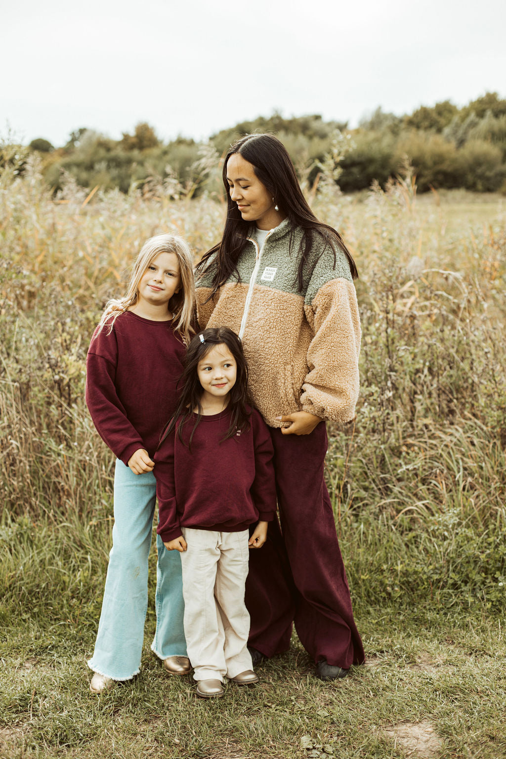 Ella and Rapha Sun giacca teddy donna verde pile